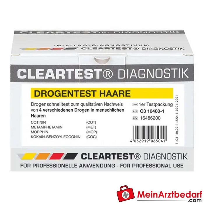 Cleartest® saç uyuşturucu testi