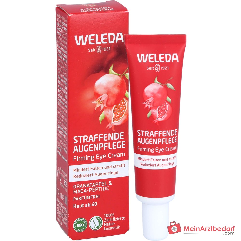 Weleda Straffende Augenpflege Granatapfel & Maca-Peptide, 12 ml