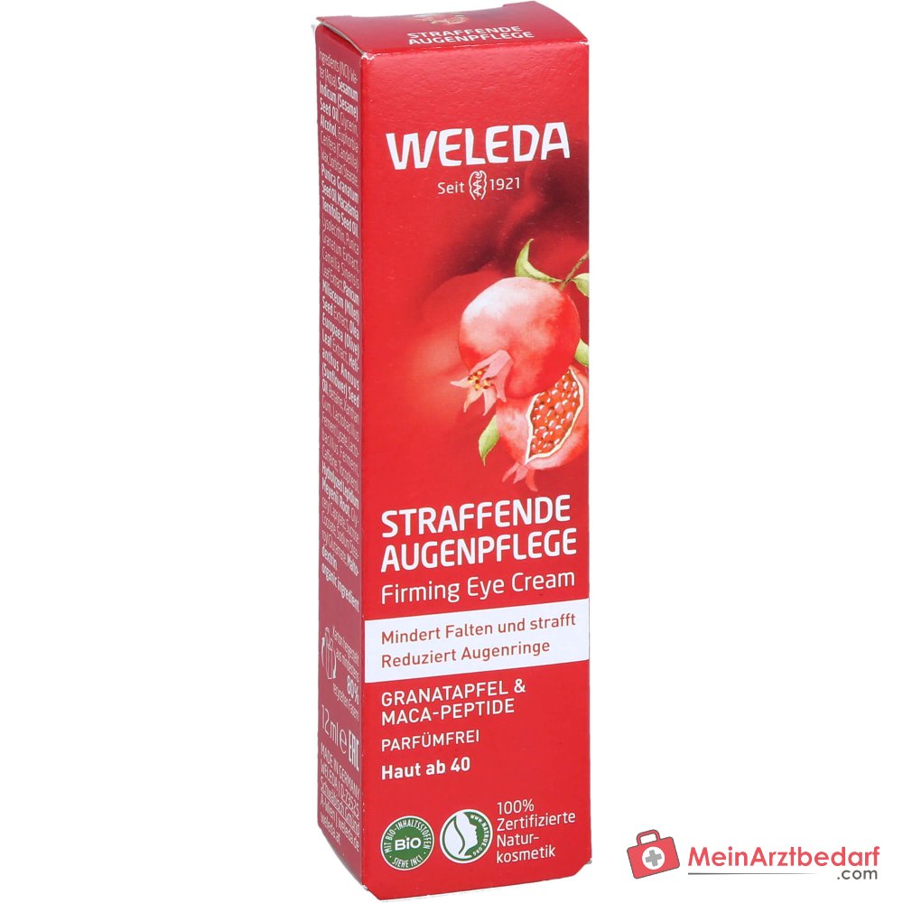 Weleda Straffende Augenpflege Granatapfel & Maca-Peptide, 12 ml