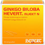Hevert Ginkgo Biloba Injekt N Ampullen, 10 Stück