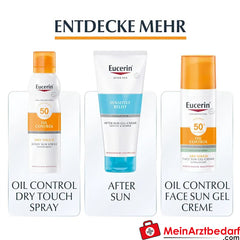 Eucerin® Oil Control Dry Touch Spray LSF 30 – für empfindliche und zu Akne neigende Haut, 200ml.