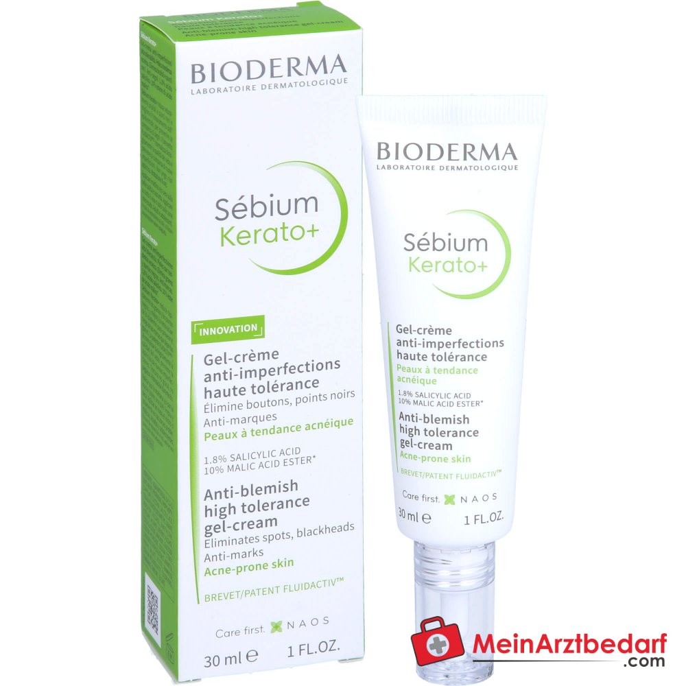 Bioderma Sébium Kerato+ Gel-Creme, 30 ml.