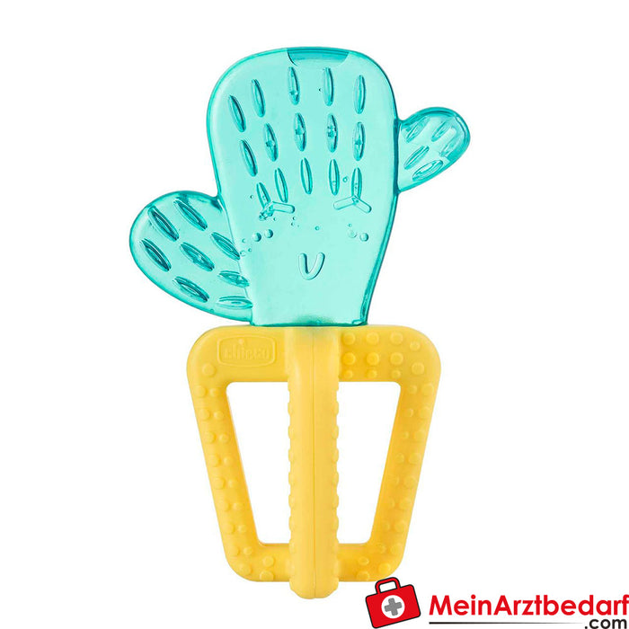 Chicco Teething ring "fresh Relax" 3d-cactus, 4m+, Filled with sterile water