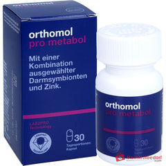 Orthomol Pro metabol Kapseln mit Darmsymbionten und Zink, 30 St..