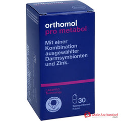 Orthomol Pro metabol Kapseln mit Darmsymbionten und Zink, 30 St..