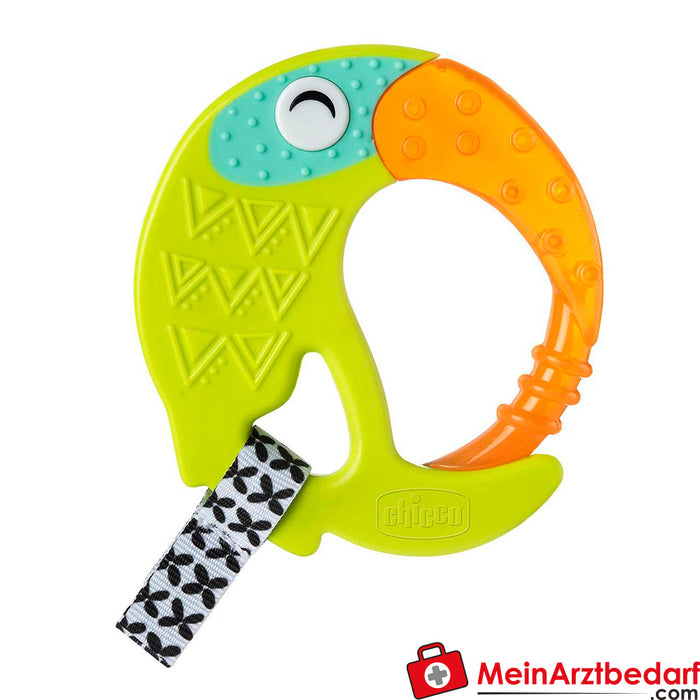 Chicco Teething ring "funny Fresh" toucan, 6m+, Filled with sterile water