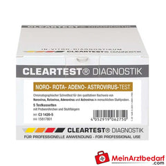 Cleartest Noro-Rota-Adeno-Astrovirus Test.