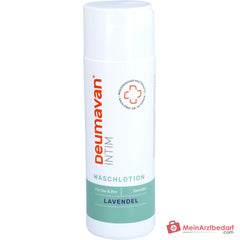 Deumavan Intim Waschlotion Lavendel mit Vitamin E / Milchsaeure Lotion, 200 ml.