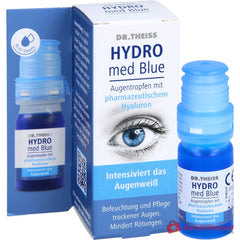 Dr. Theiss Hydro med Blue Natriumhyaluronat / Patentblau V Augentropfen, 10 ml.