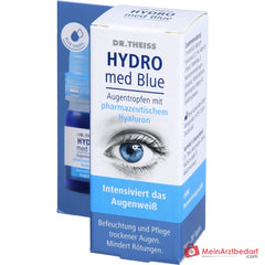 Dr. Theiss Hydro med Blue Natriumhyaluronat / Patentblau V Augentropfen, 10 ml.