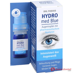 Dr. Theiss Hydro med Blue Natriumhyaluronat / Patentblau V Augentropfen, 10 ml.