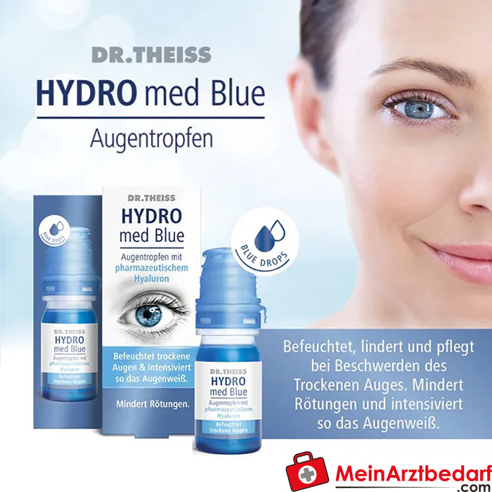 Dr Theiss Hydro med Blauw oogdruppels, 10ml