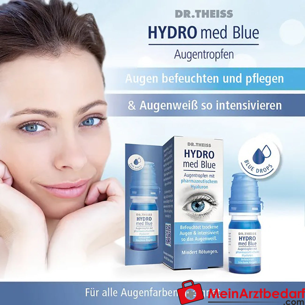Dr. Theiss Hydro med Blue Augentropfen, 10ml.