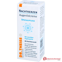 Dr. Theiss Nachtkerzen Augenlidcreme mit Nachtkerzenöl / Panthenol / Glycerin Augencreme, 15 ml.