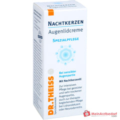 Dr. Theiss Nachtkerzen Augenlidcreme mit Nachtkerzenöl / Panthenol / Glycerin Augencreme, 15 ml.