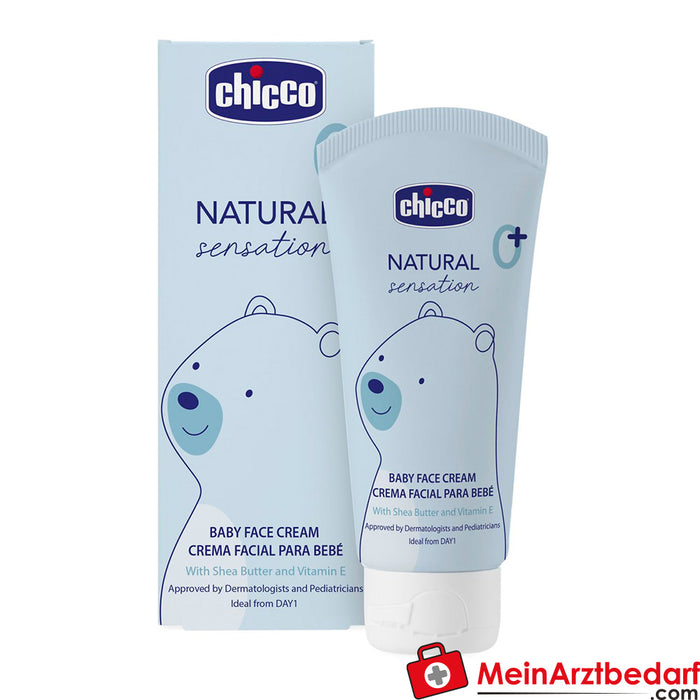 Chicco Natural Sensation - Crema viso per bambini, 50 Ml