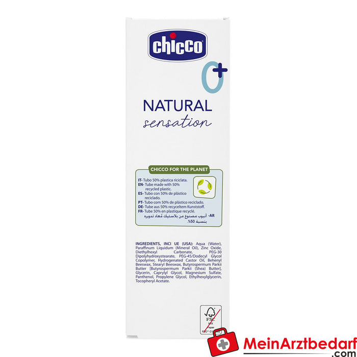 Chicco Sensación Natural - Crema Cambiante 4en1 Bebé, 100 Ml