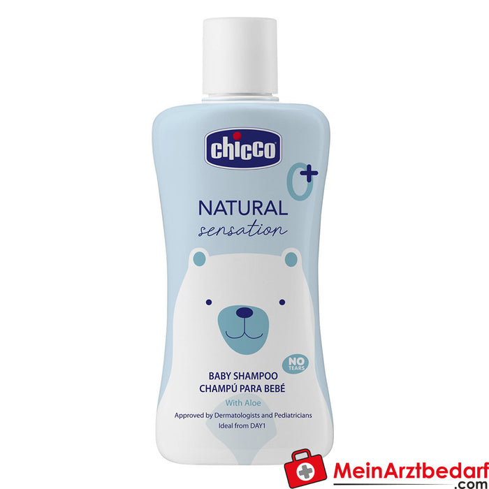 Chicco Natural Sensation - Szampon dla niemowląt - Bez łez, 200 ml