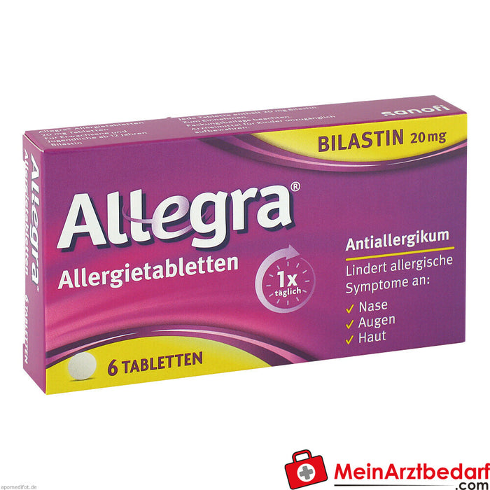 Allegra comprimés contre l'allergie 20mg