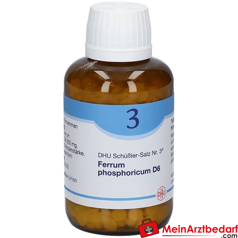 DHU Schuessler Sal nº 3 Ferrum phosphoricum D6 Comprimidos 250 mg