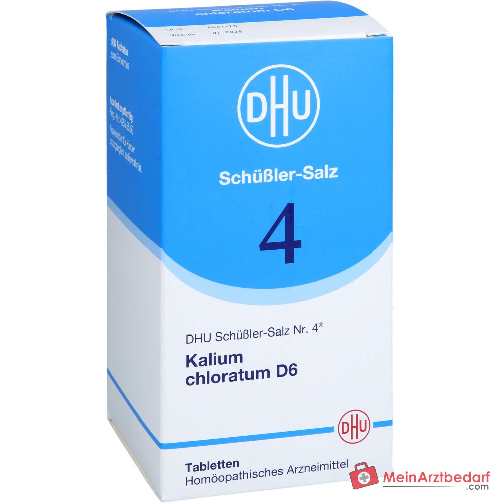 DHU Biochemie 4 Kalium Chloratum D6 Tabletten, 200 st.