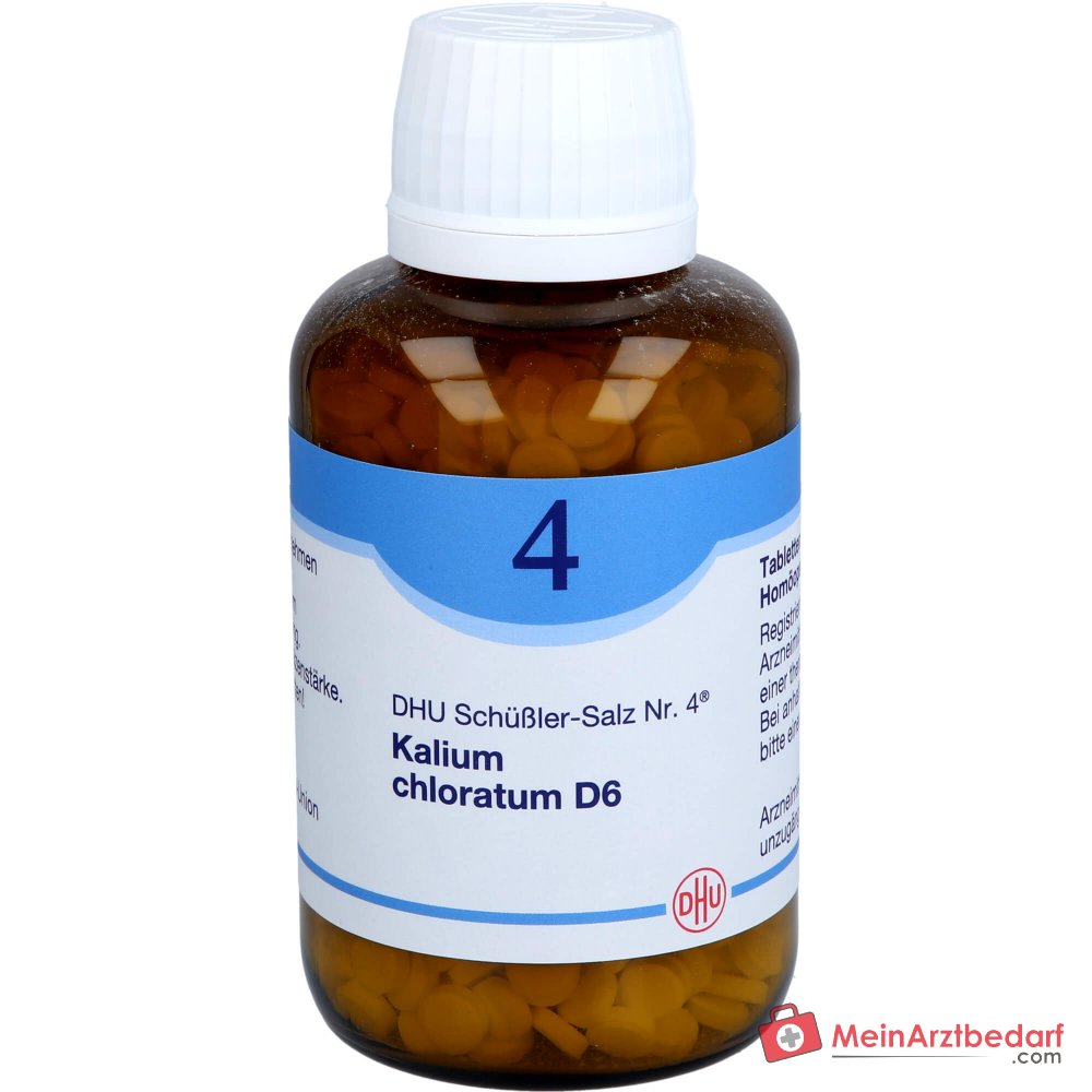 DHU Biochemie 4 Kalium Chloratum D6 Tabletten, 200 st.