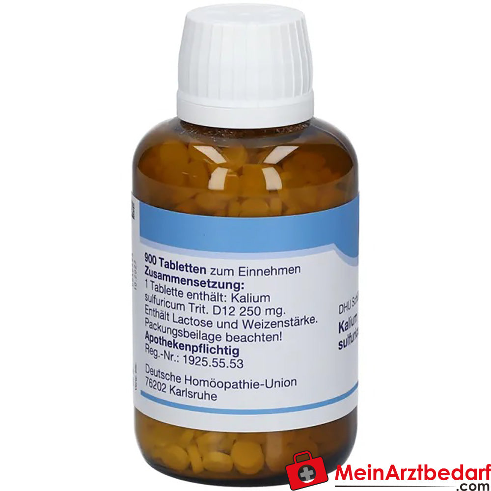 DHU Sale di Schuessler n. 6 D12 Potassio solforato hom. compresse medicinali
