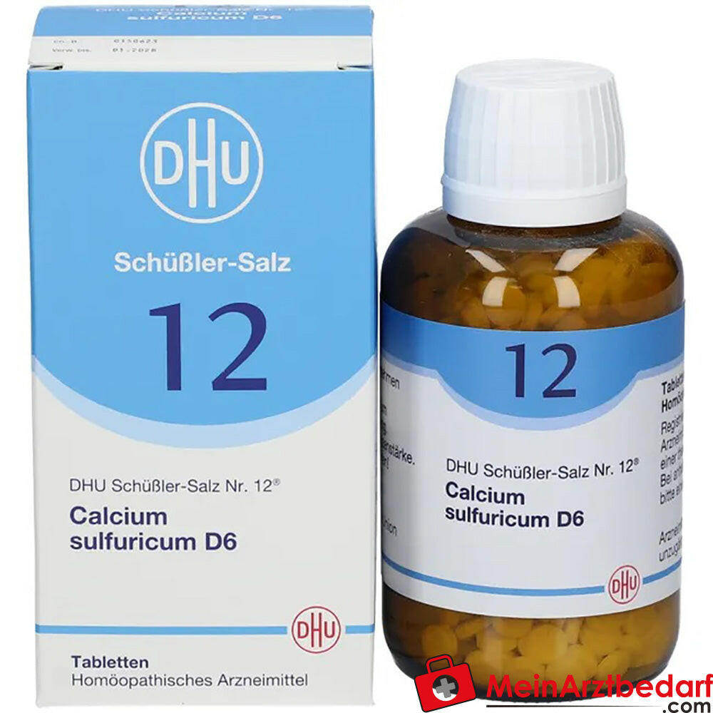 DHU Schuessler Sale n. 12 Calcium sulphuricum D6 Compresse 100 pezzi