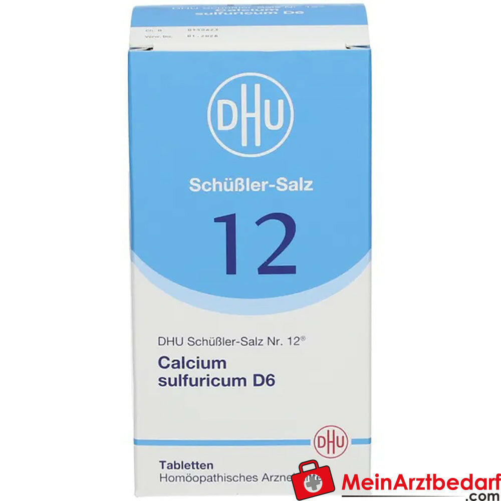 DHU Schuessler Sale n. 12 Calcium sulphuricum D6 Compresse 100 pezzi