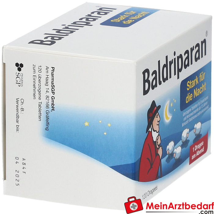 Baldriparan® Forte per la notte, 120 pezzi.