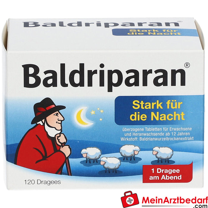 Baldriparan® Forte per la notte, 120 pezzi.