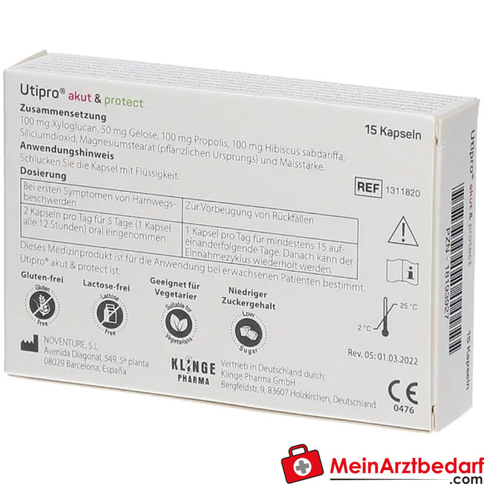 Utipro® acute &amp; protect, 15 szt.