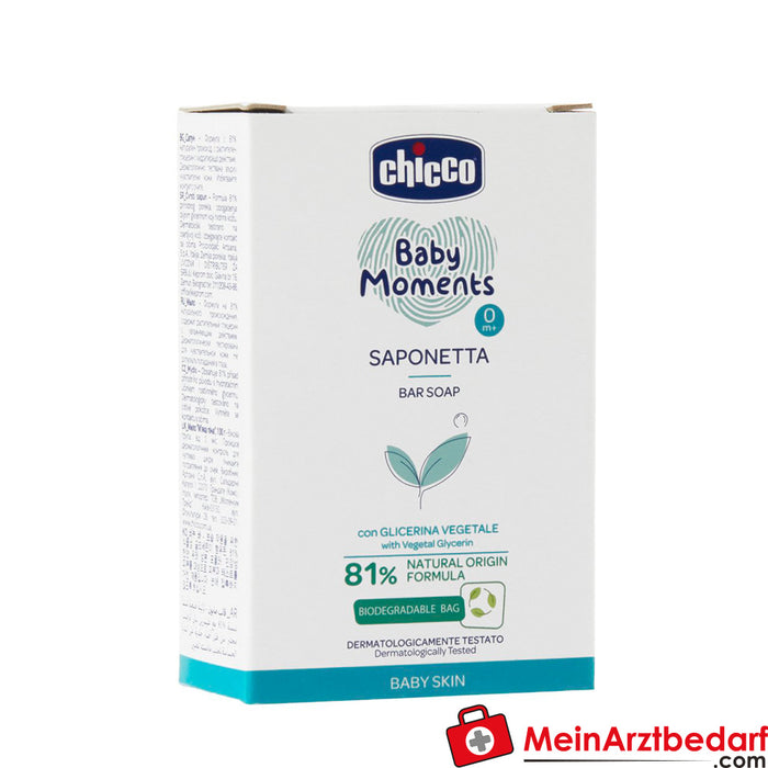 Chicco Baby Skin - Sabonete em barra, 100 gr, 0m+