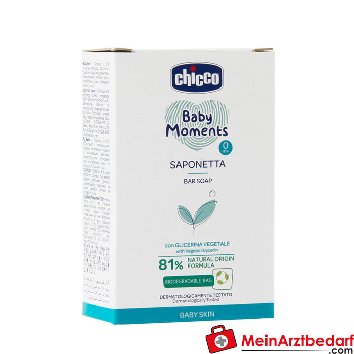 Chicco Baby Skin - Pastilla de jabón, 100 gr, 0m+