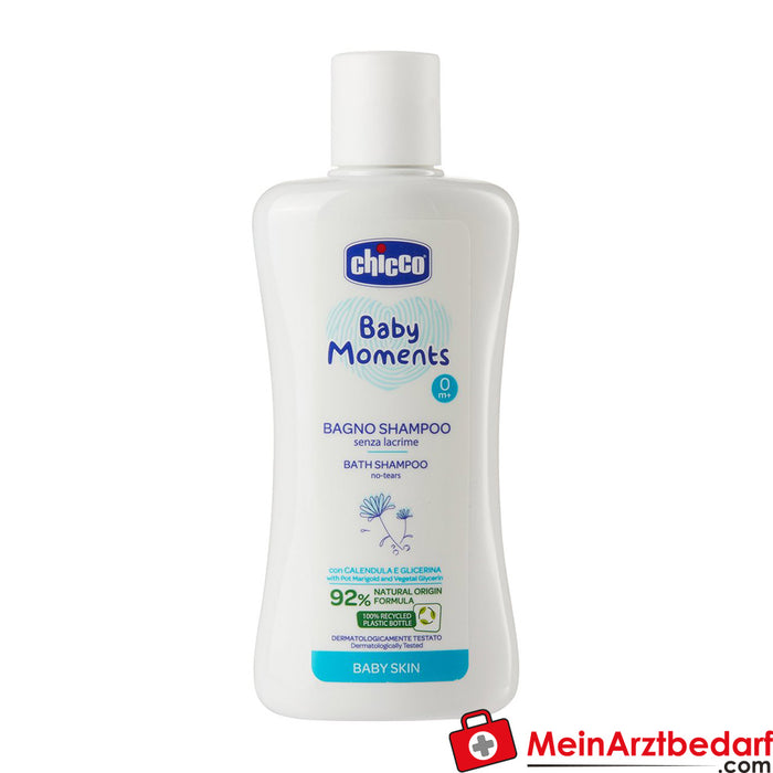 Chicco Baby Skin - Shampoo da bagno, 200 Ml, 0 M+