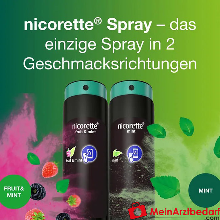 Nicorette® Fruit &amp; Mint Spray, 2 szt.