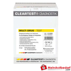 Cleartest Multi Drug Drogentest 6-Fach-Kassetten.
