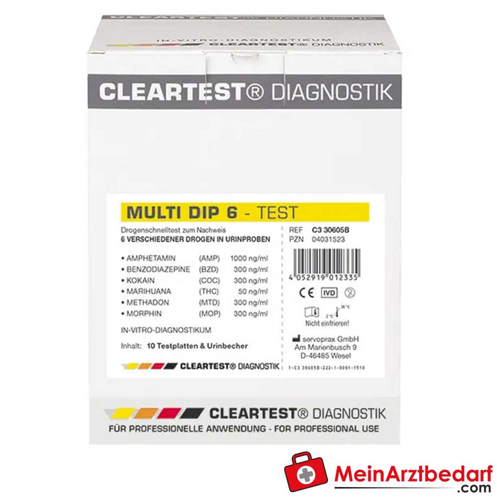 Cleartest® Multi Dip Drogentest