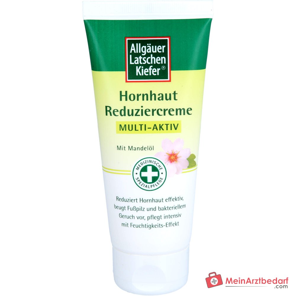 Allgäuer Latschenkiefer Hornhaut Reduziercreme Multi-Aktiv Fruchtsäuren / Latschenkiefernöl Creme, 100 ml.