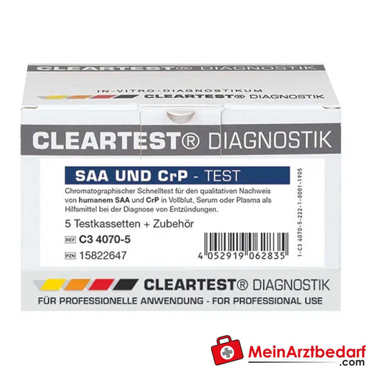 Cleartest SAA und CRP Schnelltest.