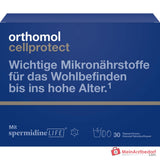 Orthomol Cellprotect Granulat mit Tabletten und Kapseln, 30 Tagesportionen.
