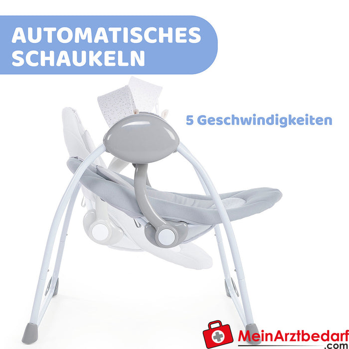 Chicco Babyschaukel - Relax & Play Elektrisch, 5 Geschwindigkeiten, Kompakt