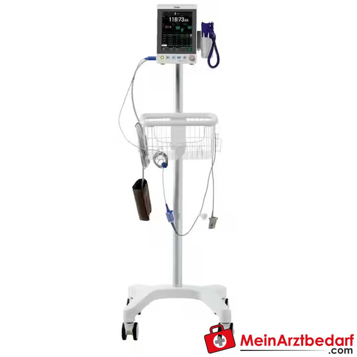 Carrito Dräger para el monitor de pacientes vista 120 SC