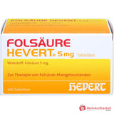 Hevert Folsäure 5 mg Tabletten, 100 St.