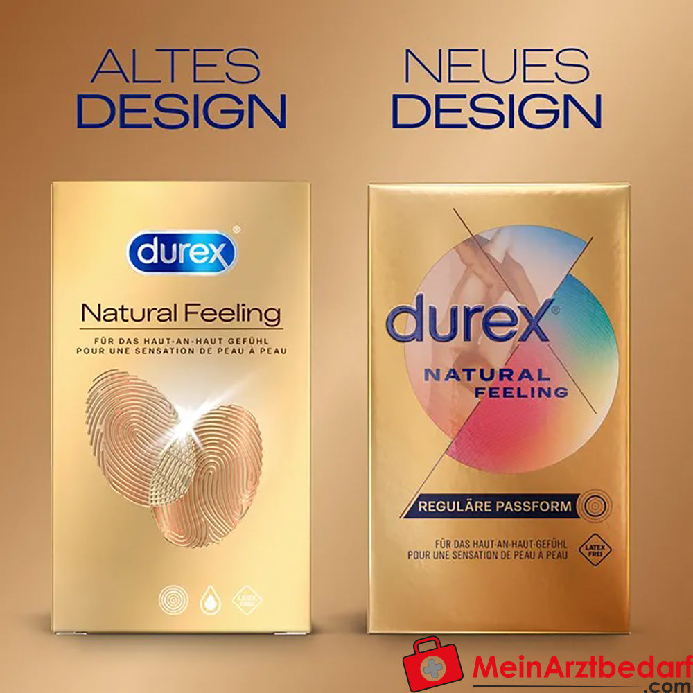 Durex Natural Feeling Kondome latexfrei Real-Feel 56 mm | MeinArztbedarf.com