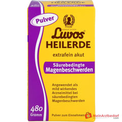 Luvos Heilerde extrafein akut Pulver, 480 g.