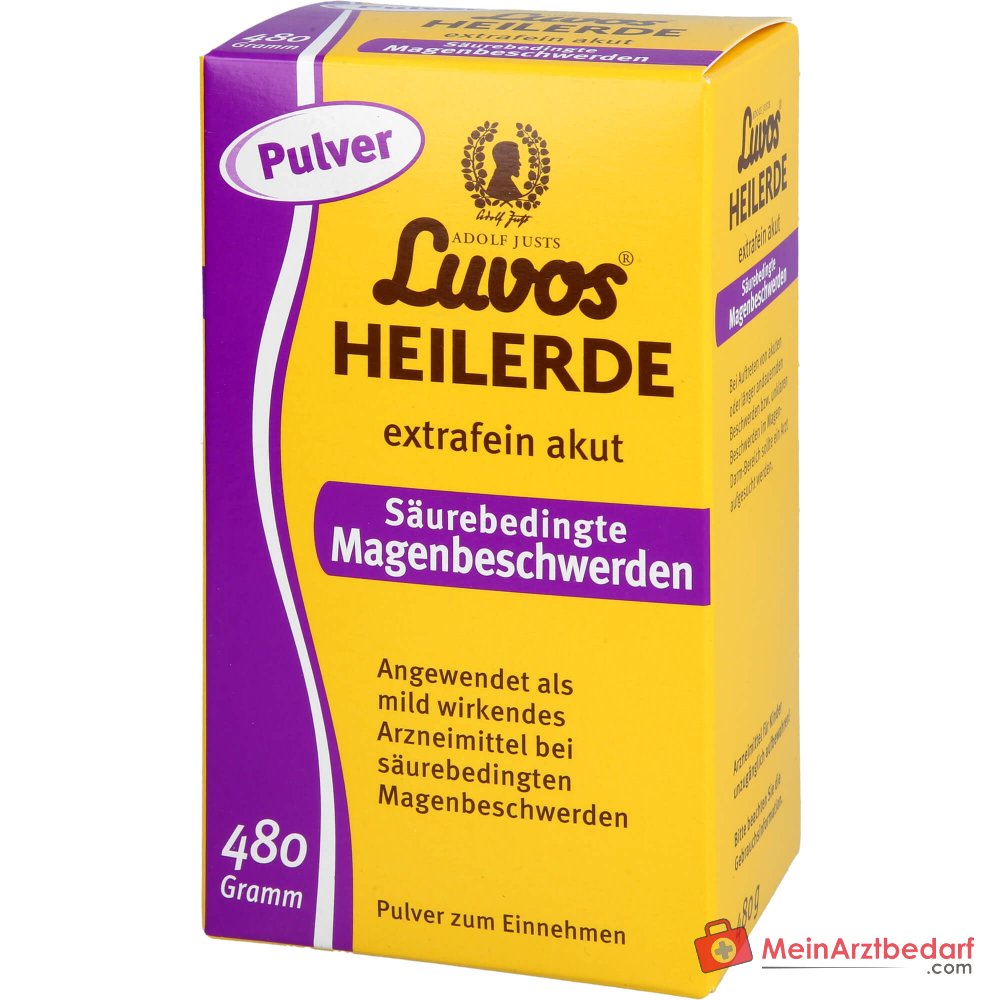Luvos Heilerde extrafein akut Pulver, 480 g.