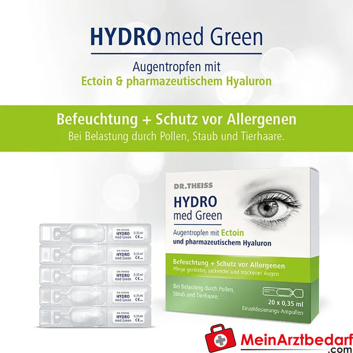 DR. THEISS Hydro med Green eye drops, 7ml