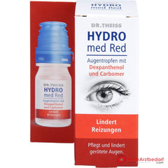 Dr. Theiss Hydro med Red Dexpanthenol / Carbomer Augentropfen, 10 ml.