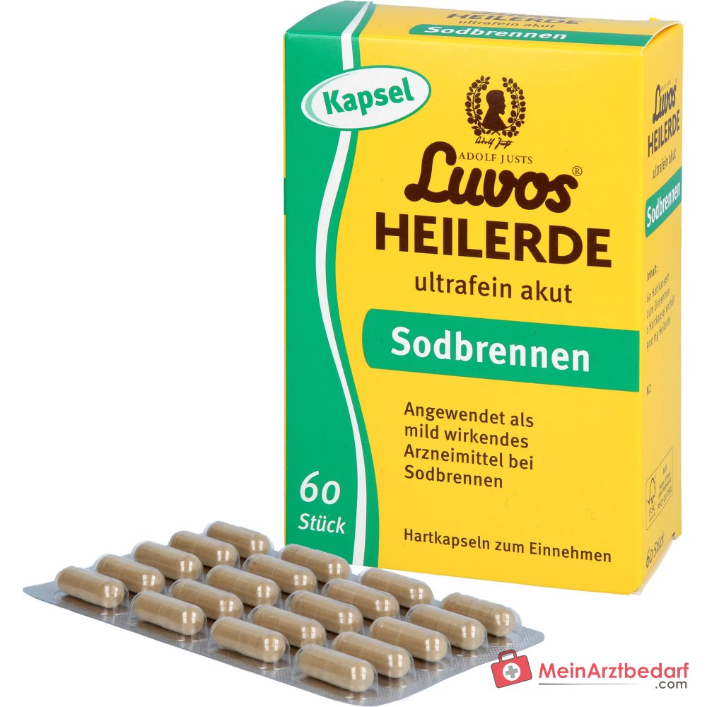 Luvos Heilerde ultrafein akut Sodbrennen Kapseln, 60 St..